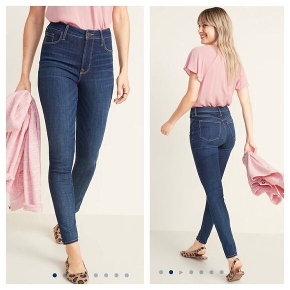 NWT Old Navy Rockstar Super Skinny High Rise Jeans - Picture 1 of 13